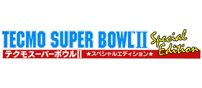 Tecmo Super Bowl II: Special Edition logo for Sega Mega Drive